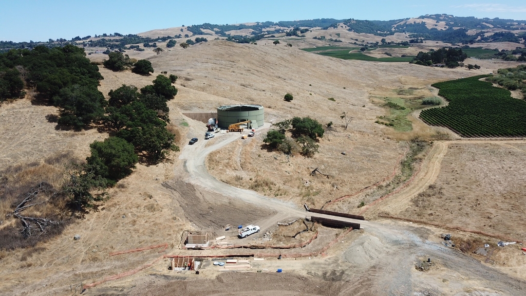 Brelje & Race Rohnert Park New Water Storage Tank